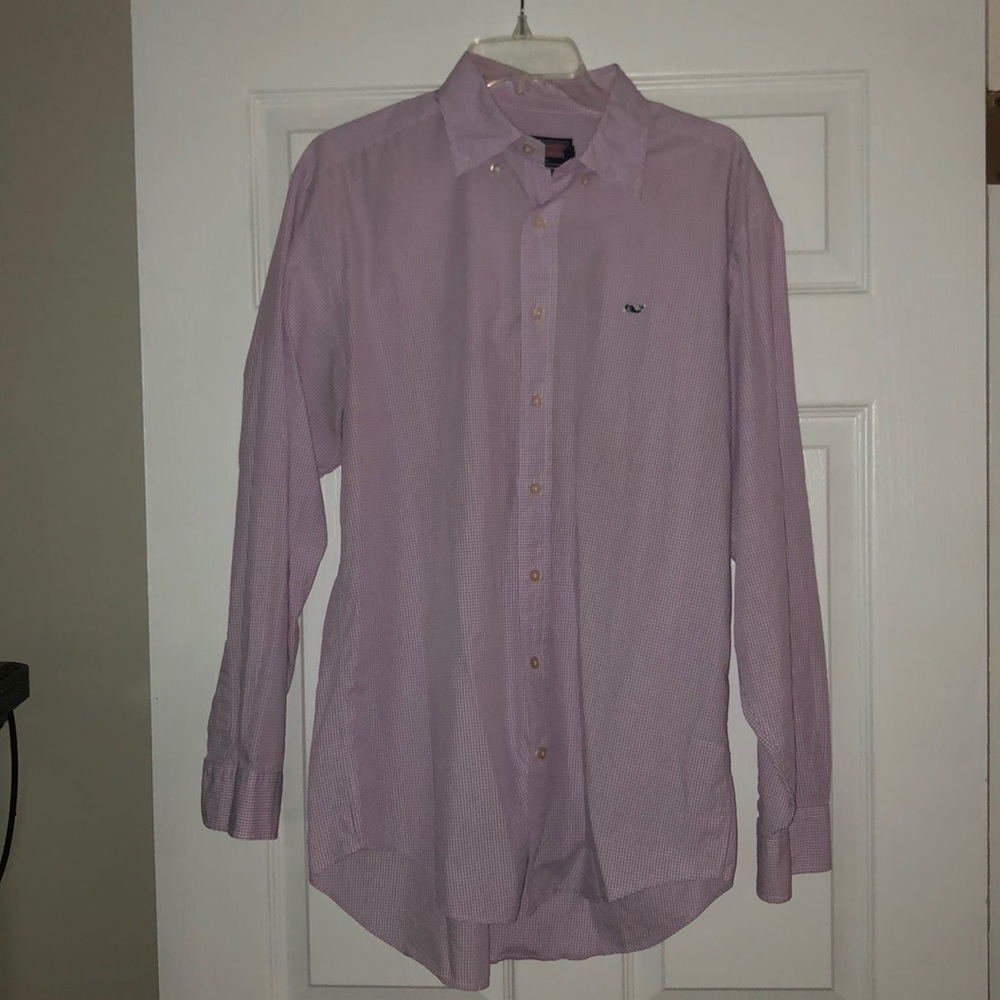 Men’s Purple/Pink Vineyard Vines Button Up SIZE M
